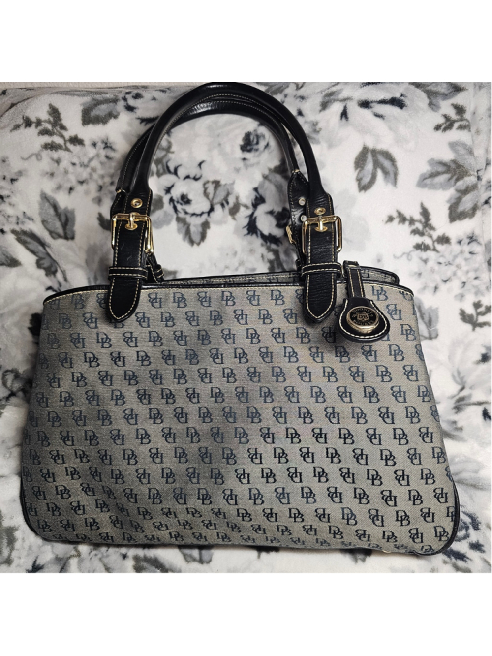 Dooney & Bourke Vintage Monogram Canvas Tote Bag